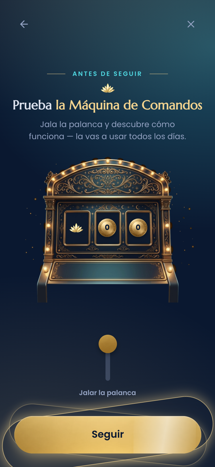 Juegas en la Máquina de Comandos para revisar más comandos sobre el dinero o crear tu propio comando